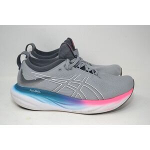 Asics Gel-Nimbus 25 Womens‎ Size 9.5 Gray Pink  Athletic Running Shoes Sneakers